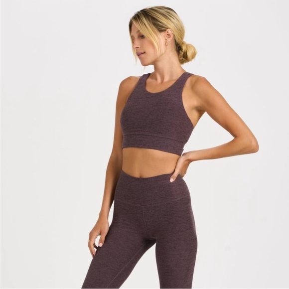 Vuori Purple Cross-Back Sports Bra Intimates - Picture 2 of 7